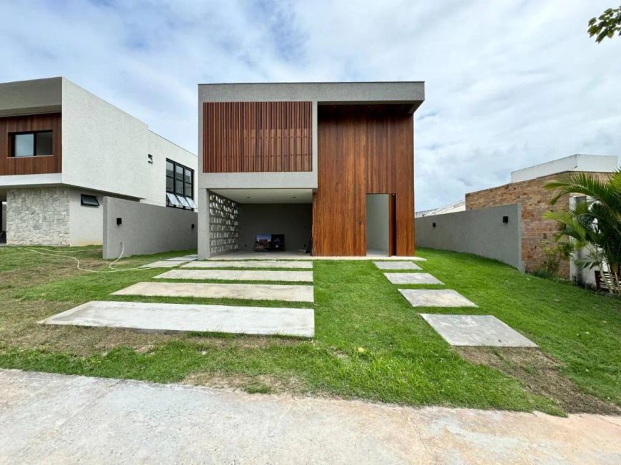 Linda Casa Alphaville Litoral Norte 2 de 4 Suítes 300m² Lauro de Freitas Estrada do Coco Linha Verde