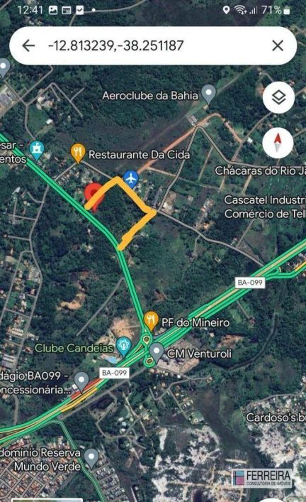 Área à venda, 43688 m² por R$ 5.300.000,00 - Centro - Camaçari/BA