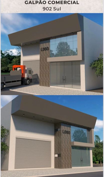 902 Sul, ACSE 90, AV LO 23, próximo Toyota, Alugo Galpão c Pé direito Duplo