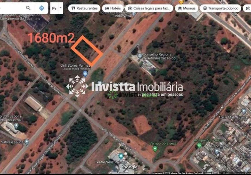 Terreno Comercial à venda, Plano Diretor Norte, Palmas - TE0683.