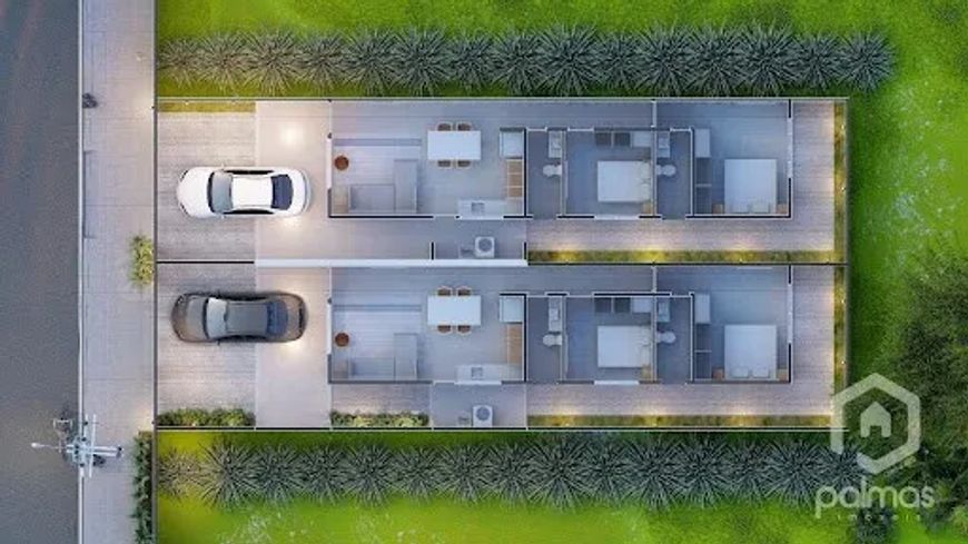 Casa à venda na Quadra 404 Norte, Palmas-TO. 2 quartos, 1 suíte, 3 salas, 2 banheiros, 2 vagas. Viva
