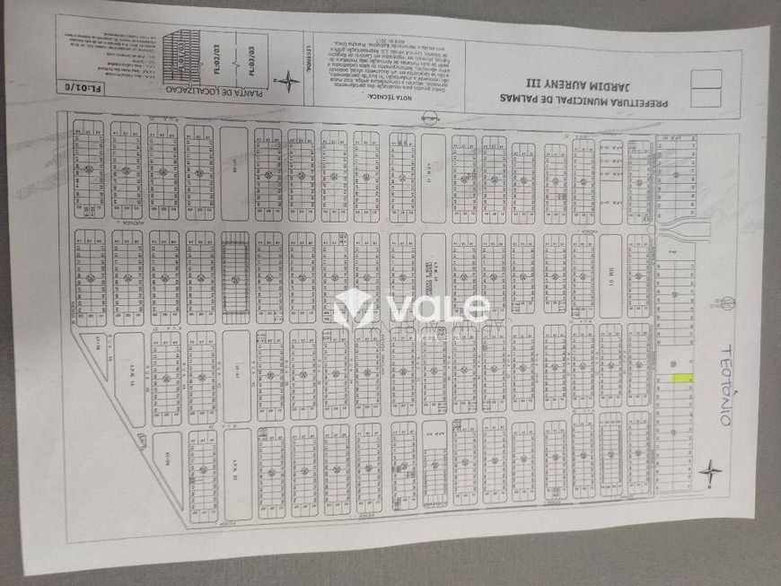 Lote na Teotonio Segurado perto da entrada do Aeroporto