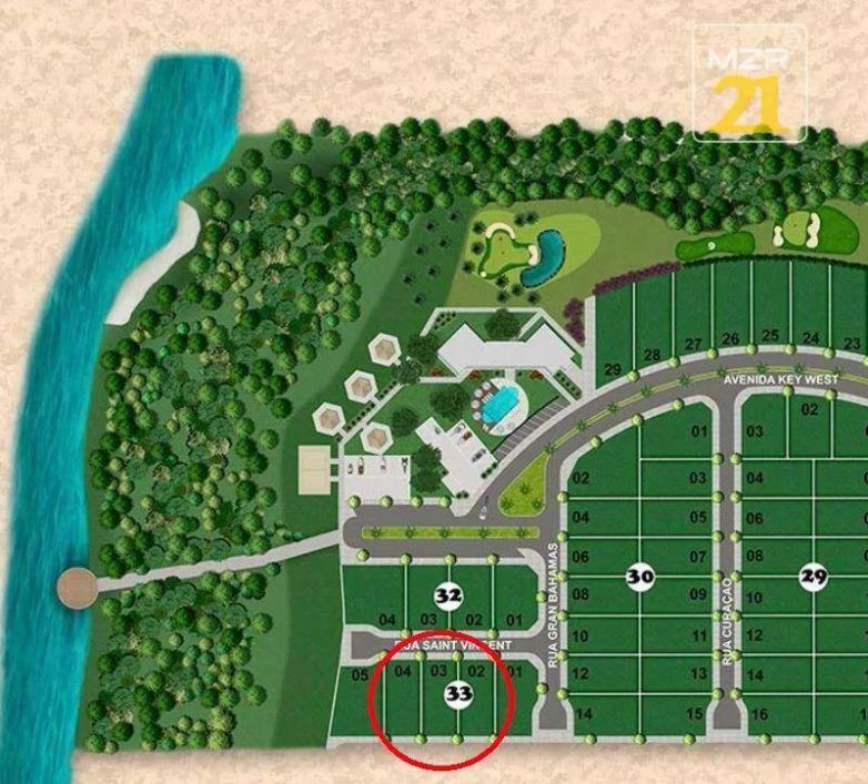 Lote Exclusivo Caribe Golf