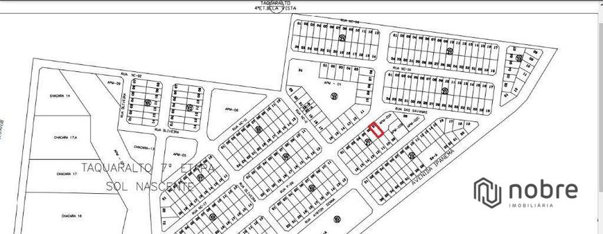 Terreno à venda, 373 m² por R$ 65.000,00 - Setor Sol Nascente (Taquaralto) - Palmas/TO