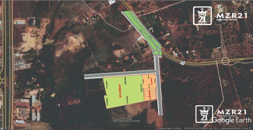 Lote Comercial - Saída para Aparecida do Rio Negro TO 020 - LO23