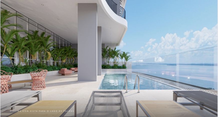 Apartamento de 4 suítes de frente ao Lago
