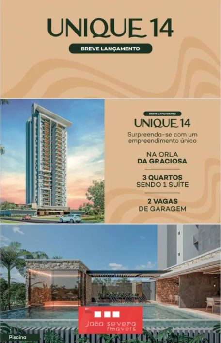 Apartamento para Venda em Palmas, Graciosa - Orla 14, 3 dormitórios, 1 suíte, 2 banheiros, 2 vagas