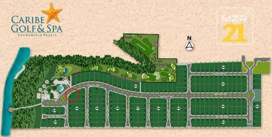 Lote Caribe Golf