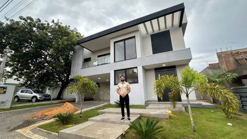 SOBRADO NO COND. MIRANTE DO LAGO(ALC SO 141 A) DE 322,23m² COM 4 SUÍTES, ÁREA GOURMET COMPLETA COM P