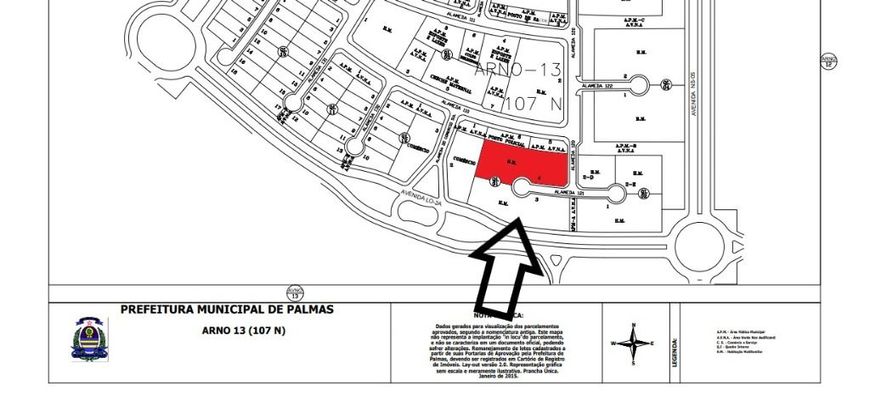 Terreno à venda, 4607 m² por R$ 3.300.000,00 - Plano Diretor Norte - Palmas/TO