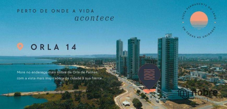 Apartamento com 3 dormitórios à venda, 202 m² por R$ 2.781.863,75 - Graciosa - Orla 14 - Palmas/TO