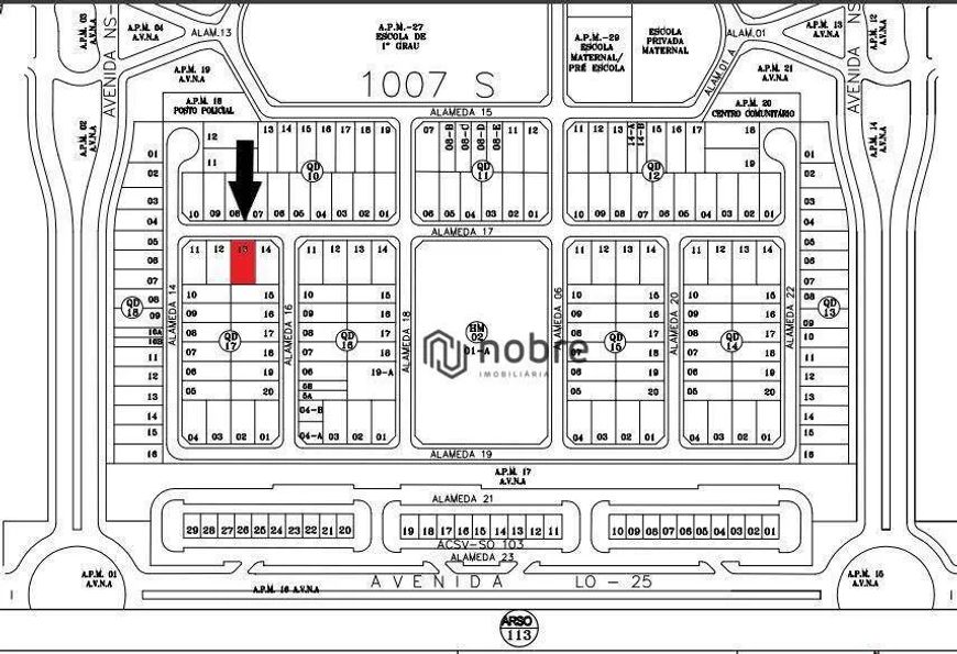 Terreno à venda, 204 m² por R$ 88.000,00 - Plano Diretor Sul - Palmas/TO