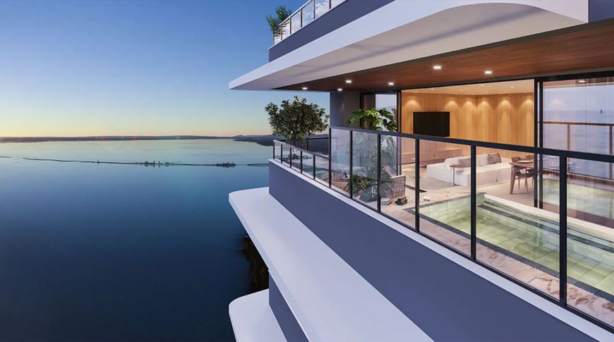 Ágio, Res. Comodoro, Apt com 323m², /frente pro Lago de Palmas