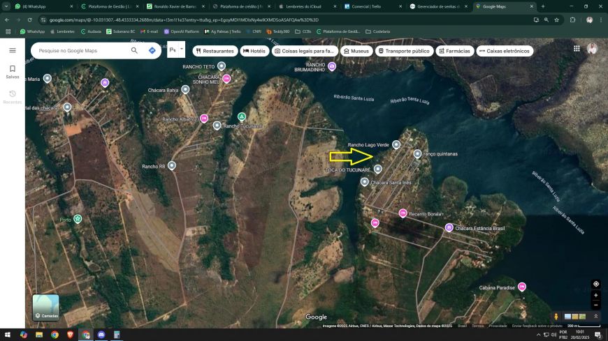 Chácara à venda às margens do Rio Santa Luzia – Escriturada e Registrada!