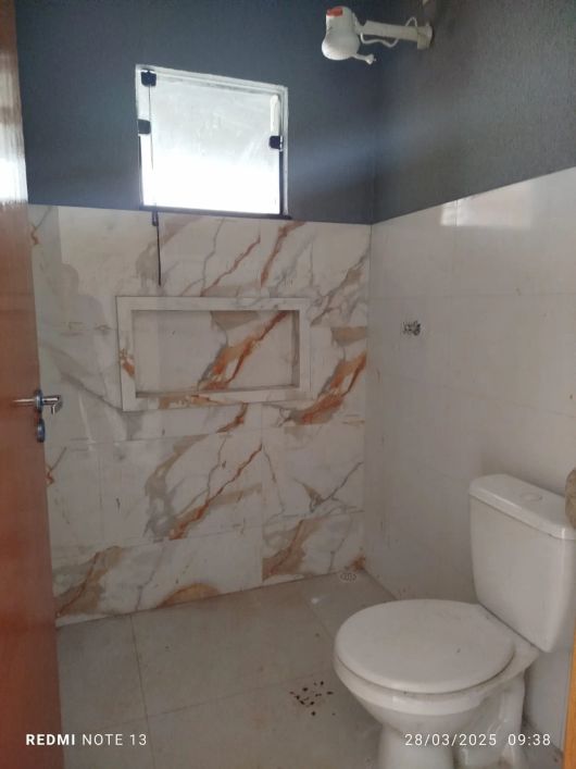 Casa nova com quintal grande – 2/4, suíte, laje – Minha Casa Minha Vida – Palmas/TO