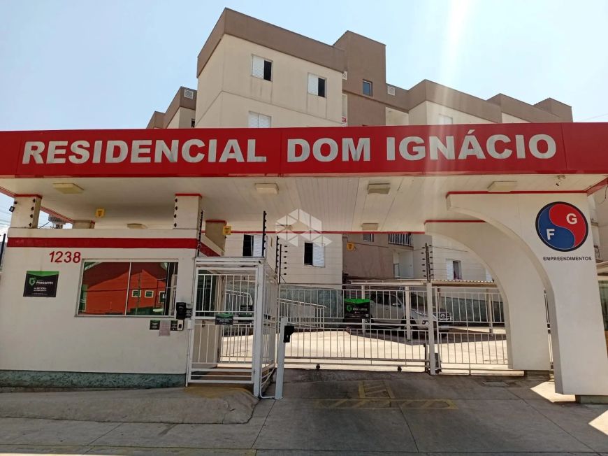 Apartamento novo 02 quartos, com sacada, garagem em condomínio fechado à venda em Santa Maria