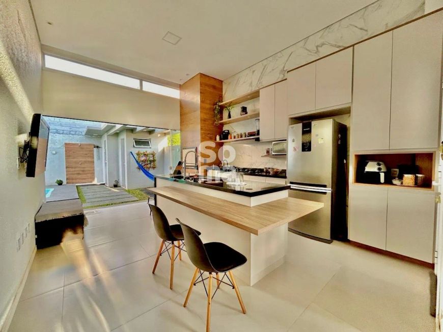 Casa 3D no alberto schons Living integrado e piscina