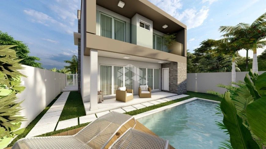 Casa em Construção A Venda em Condomínio Fechado Real Park Santa Maria, 4 Dormitórios 1 suíte, garag