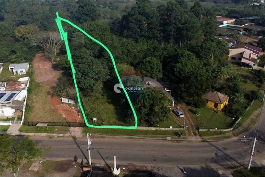 Terreno de 1.945m2 no bairro Caturrita em Santa Maria em rua asfaltada e pronto para construir