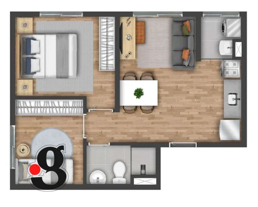 Apartamento à venda - Jardim Miragaia - 280.000,00