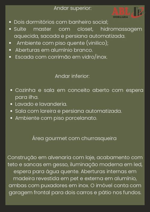 Sobrado à venda no bairro Jansen - Gravataí/RS