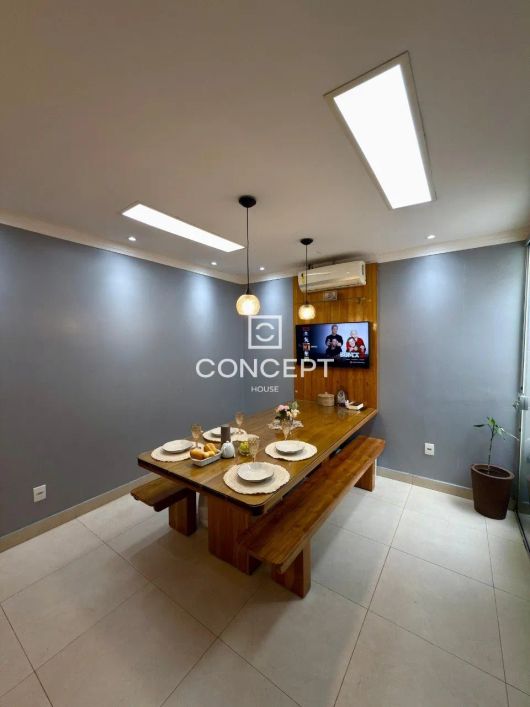 Casa à Venda Condominio Rubi - Mobiliada, 120 m², 3 Quartos (1suíte) - Várzea Grande - MT