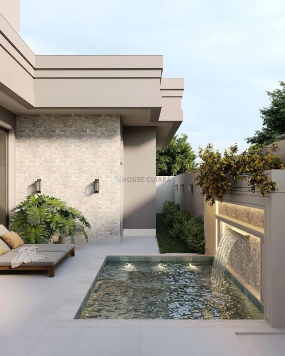 Casa térrea nova no Florais da Mata com 3 suites