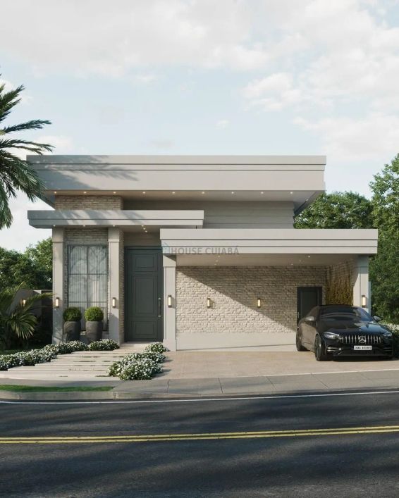 Casa térrea nova no Florais da Mata com 3 suites