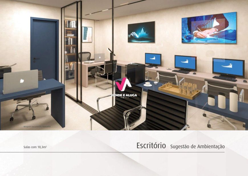 Lançamento Sala comercial, 25,20m², à venda em Várzea Grande, Centro-Sul REF: EXC-SA0004