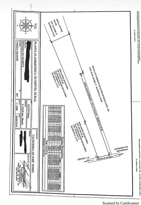 Lote/Terreno a venda possui 100.000 m² em 23 de Setembro - Várzea Grande - MT