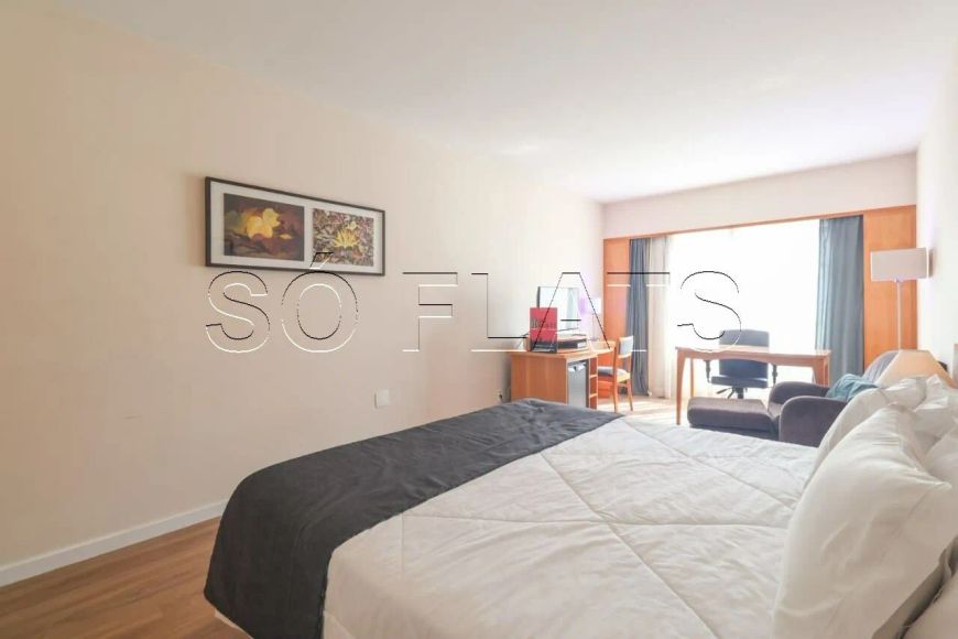 Flat Sol Alphaville disponível para venda com 38m², 01 dorm e 01 vaga de garagem