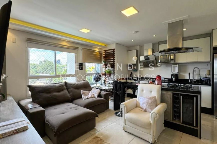 Apartamento à venda em Alphaville Empresarial: 2 quartos, 1 suíte, 2 salas, 2 banheiros, 1 vaga de g