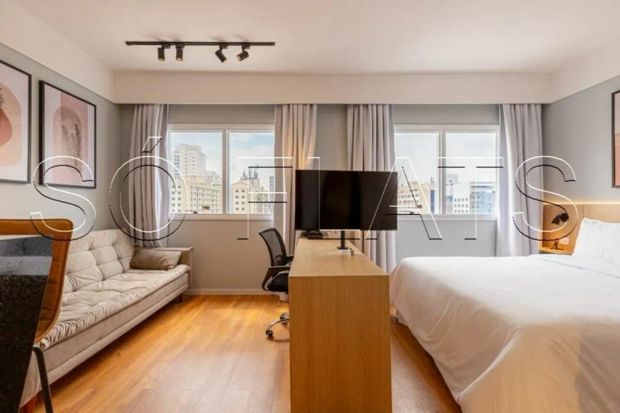 Flat Comfort Alphaville, disponível para compra com 31m², 01 dorm e 01 vaga