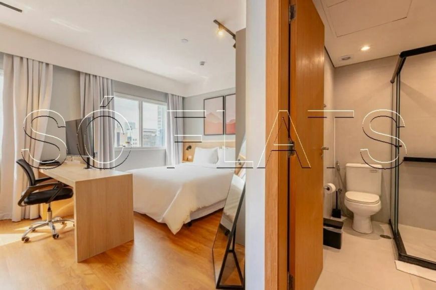 Flat Comfort Alphaville, disponível para compra com 31m², 01 dorm e 01 vaga