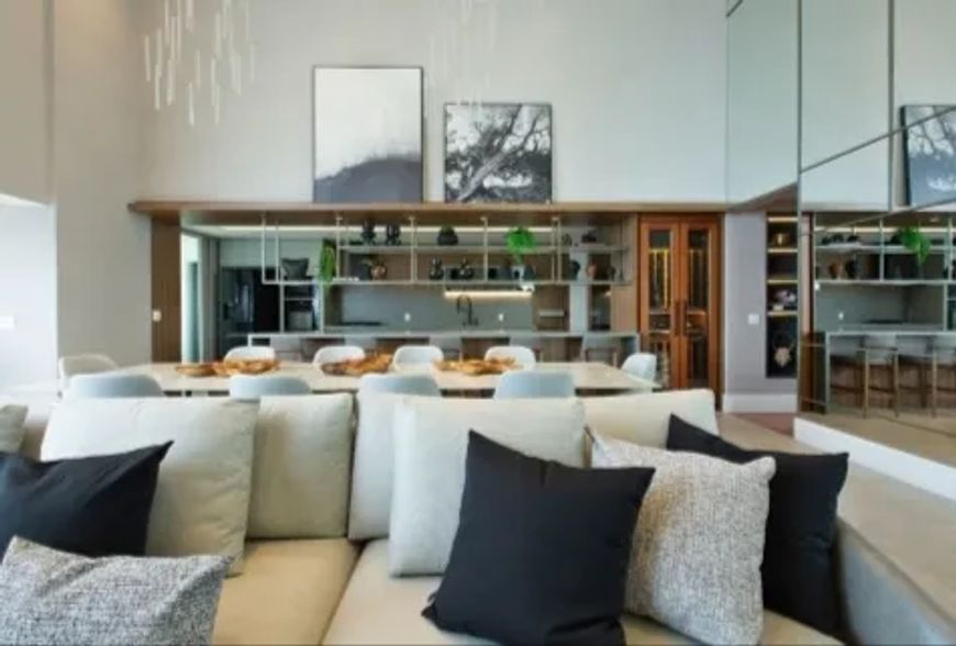 Apartamento para venda com 338m² , 4 suítes , 4 vagas , pé direito duplo , escritório, MOBILIADO