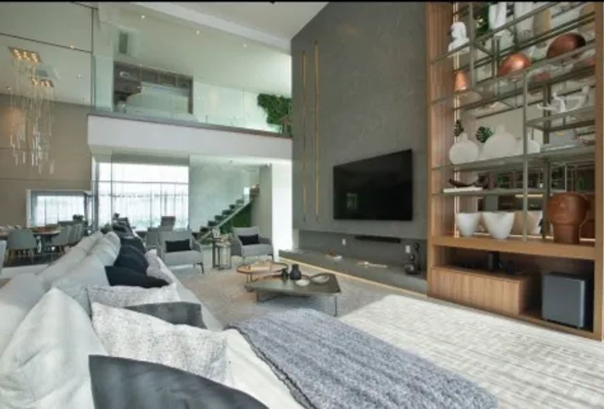 Apartamento para venda com 338m² , 4 suítes , 4 vagas , pé direito duplo , escritório, MOBILIADO