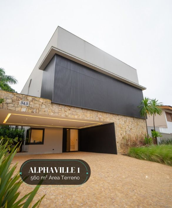 Maravilhosa casa para venda Alphaville 1 com 560 metros sendo 4 suítes.