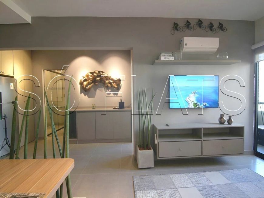 Flat Le Bougainville, disponível para venda com 57m², 1 dormitório e 1 vaga de garagem