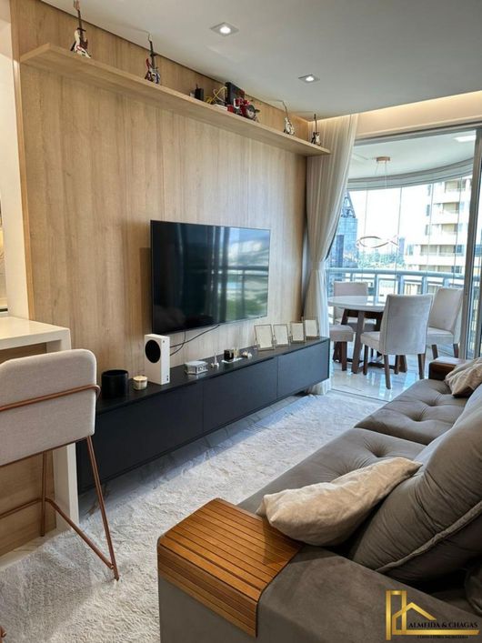 Apartamento à Venda no Condomínio Wave Alphaville, 55m², 1 Suíte, Varanda e 1 Vaga