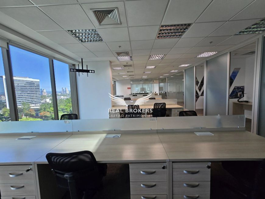 Laje corporativa para locação em Alphaville próximo a Rodovia Castelo Branco