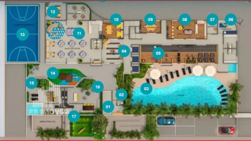 RR5495D Apartamento 45m² CONDOMÍNIO ACQUA PARK - OPORTUNIDADE - 1 Dorm 1 Vaga - Barueri SP - Ótima L