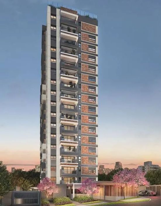 Apartamento tipo para venda com 1 quarto, sendo 1 suíte, 51m²