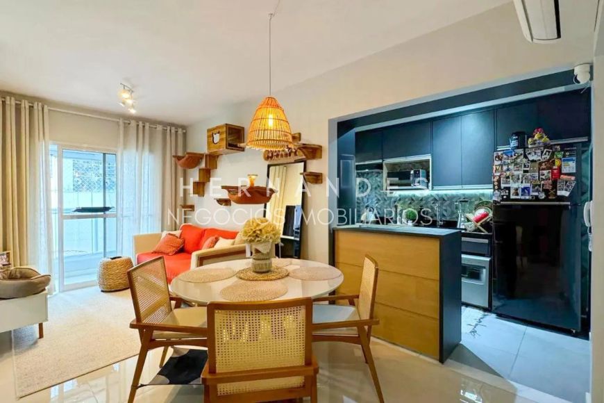 Apartamento à venda em Barueri-SP, no Melville Empresarial I e II, 2 quartos, 1 suíte, 2 salas, 2 ba