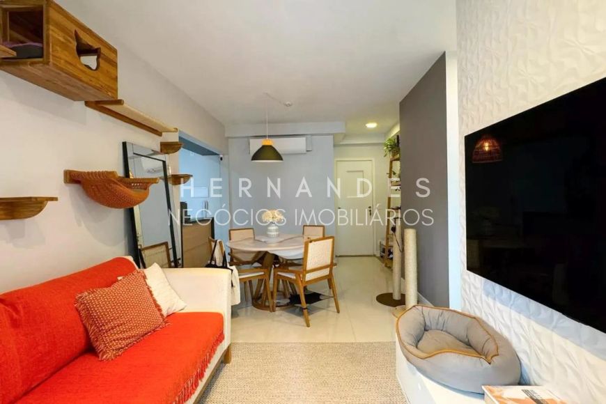Apartamento à venda em Barueri-SP, no Melville Empresarial I e II, 2 quartos, 1 suíte, 2 salas, 2 ba
