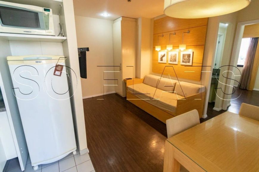 Flat Nobile Suítes Congonhas com 44m², 1 dorm e 1 vaga disponível locação
