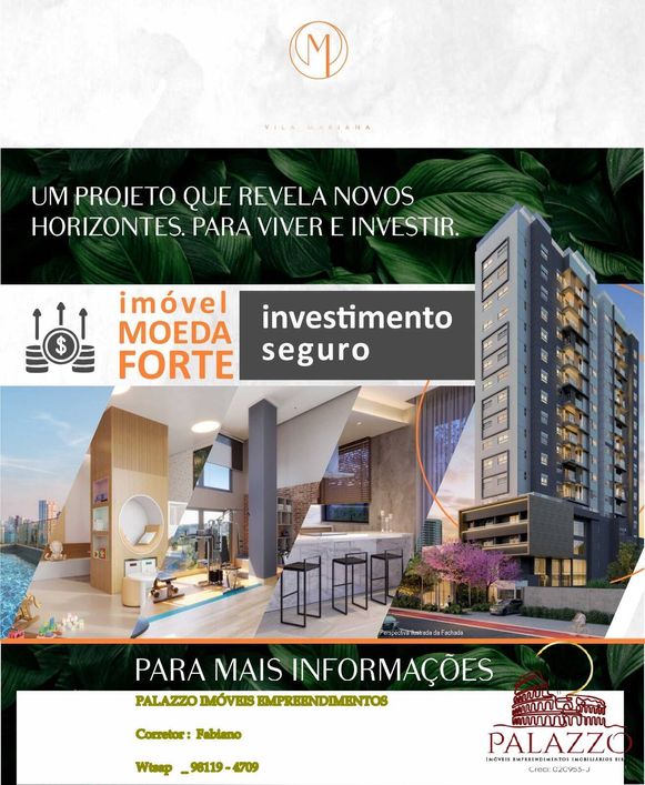 03 DORMITÓRIOS COM 01 SUÍTE NA ZONA SUL VILA MARIANA SÃO PAULO