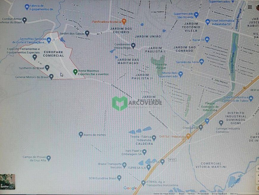 Terreno à venda, 1000 m² por R$ 510.000,00 - Europark Comercial - Indaiatuba/SP