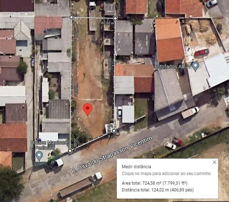 Lote comercial com 724.64m² - São Gabriel - Colombo