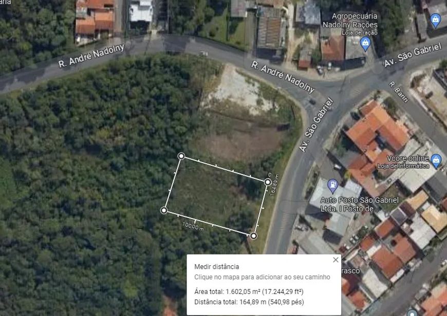 Lote comercial com 1612.00m² - Campo Pequeno - Colombo
