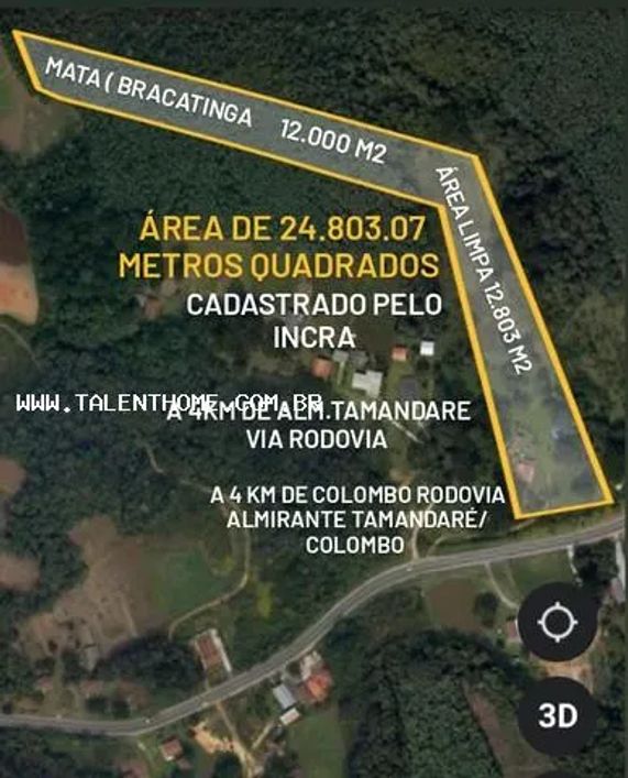 Área Rural para Venda em Colombo, Boicininga